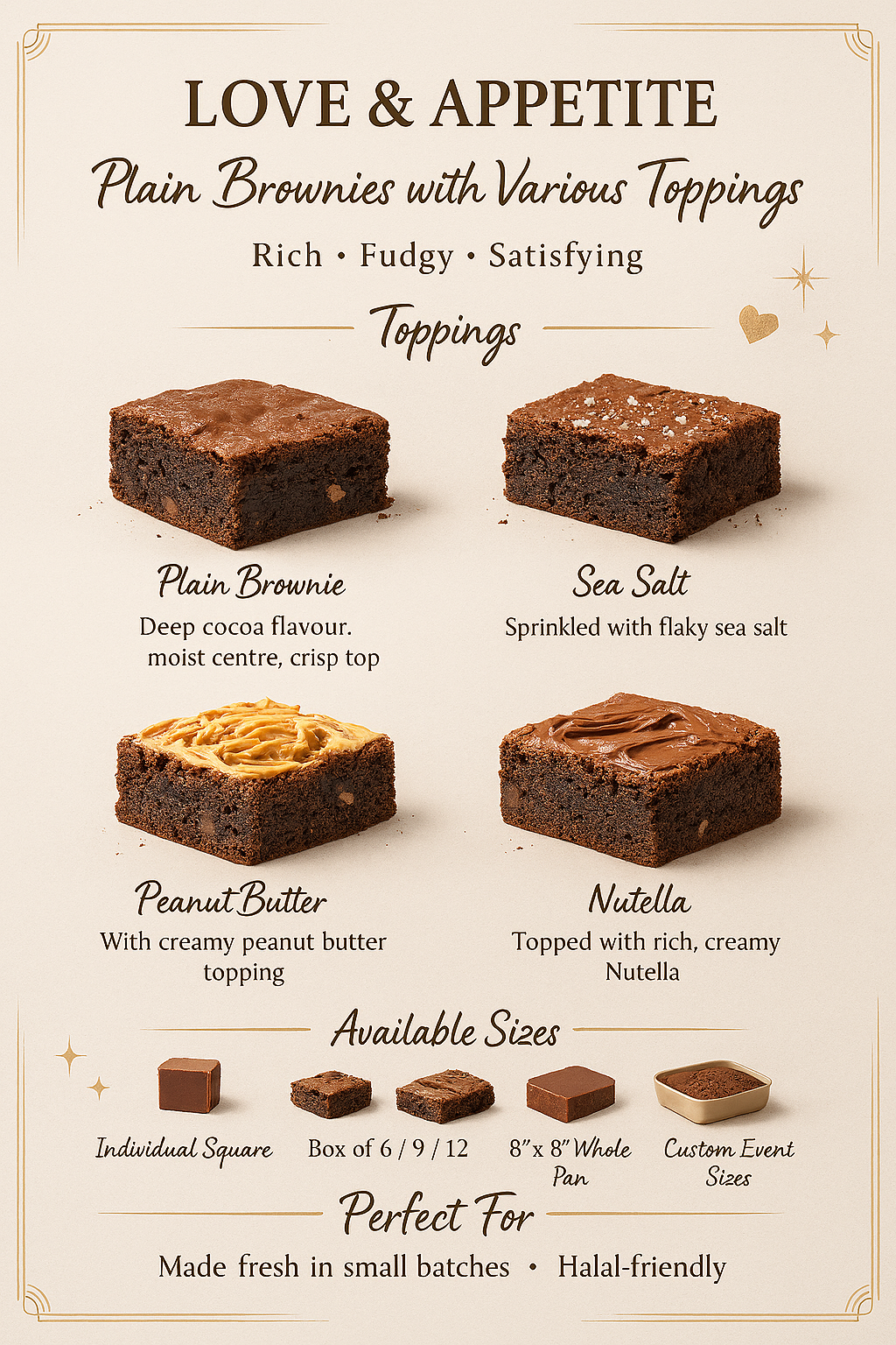 Premium Brownies
