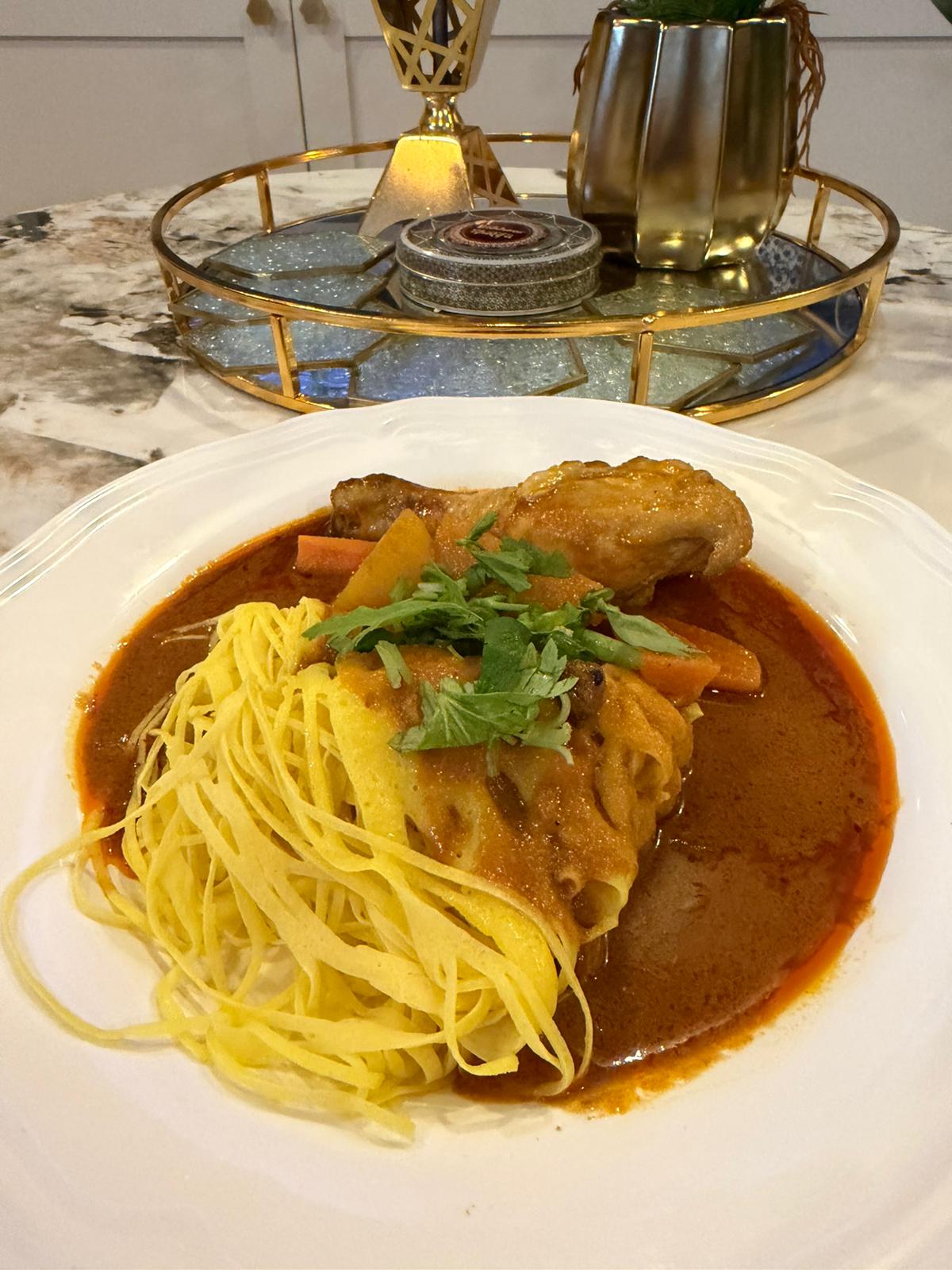 Roti Jala + Chicken Curry Set